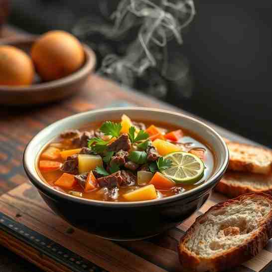 Sopa de Res Recipe - Honduran Beef Soup & Veggies